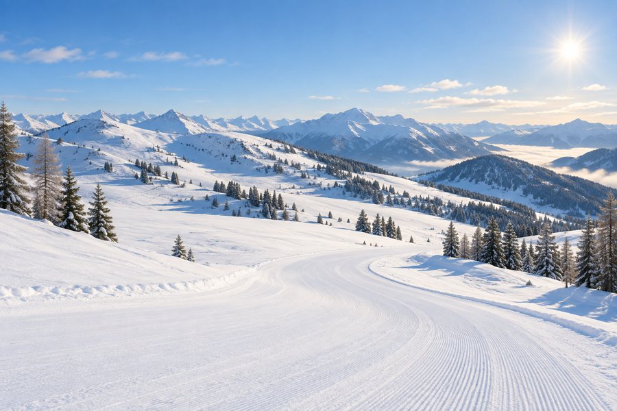 Arosa Lenzerheide winter planning illustration