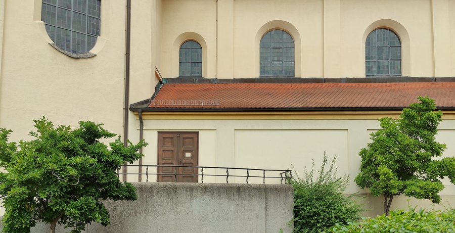 Katholische Salvatorkirche in Aalen im Ostalbkreis, Baden-Württemberg