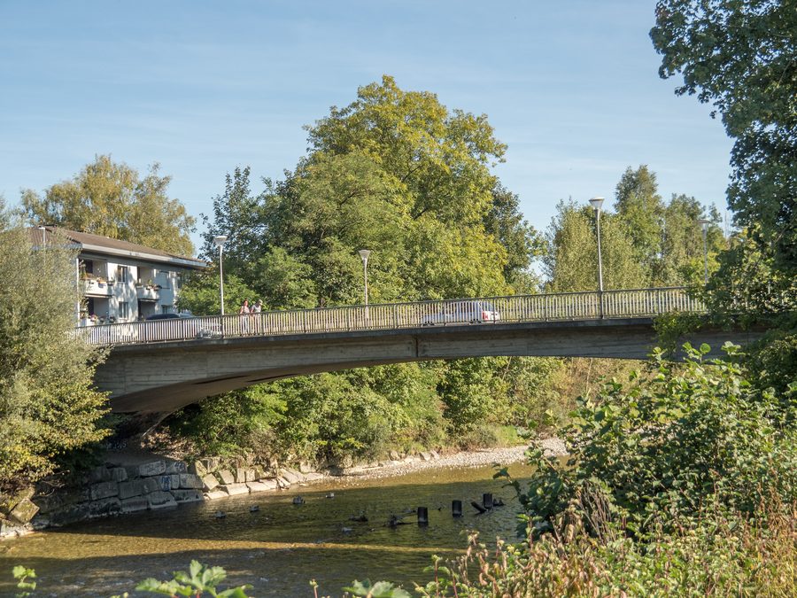 Brücke über die Emme bei Hasle bei Burgdorf im Kanton Bern