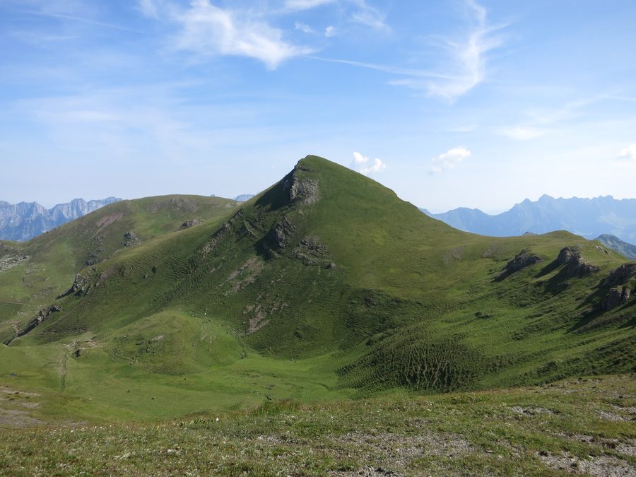 View on mountain Gulmen in Switzerland