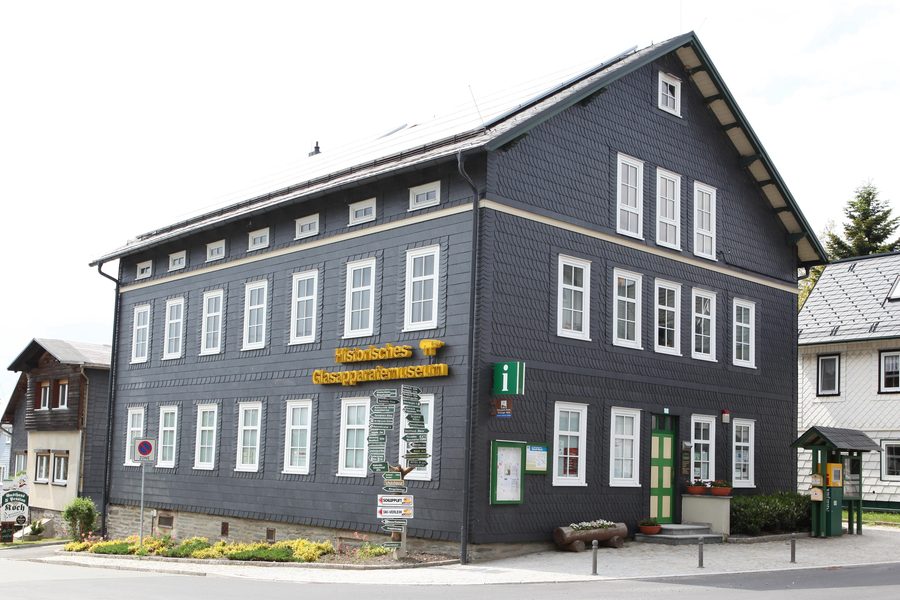 Glasapparatemuseum in Cursdorf im Landkreis Saalfeld-Rudolstadt in Thüringen