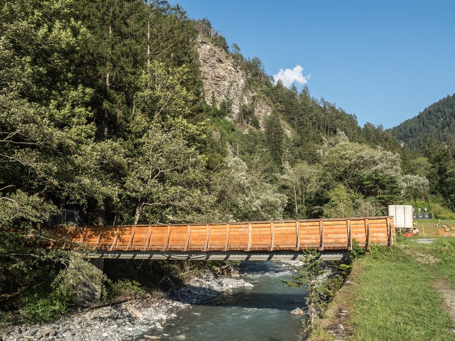 Brücke über die Plessur bei Churwalden