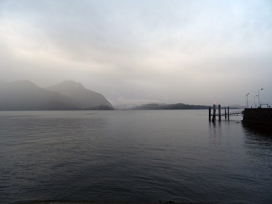 Blick auf den Lago Maggiore von Intra bei Verbania