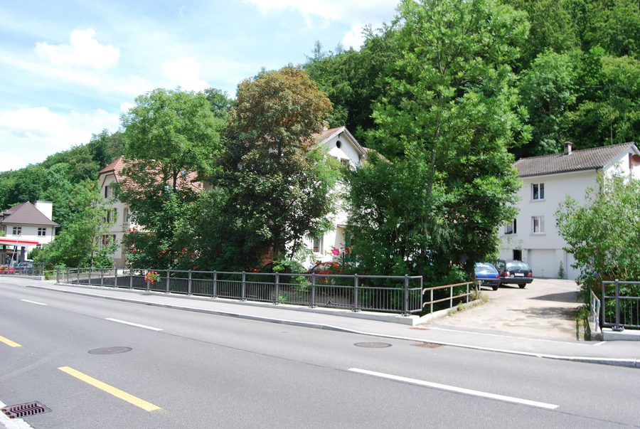 Die Vordere Frenke in Waldenburg im Kanton Basel-Landschaft