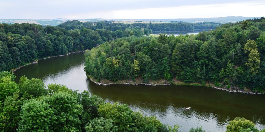 Czocha Castle, eine historische Burg im niederschlesischen Umfeld