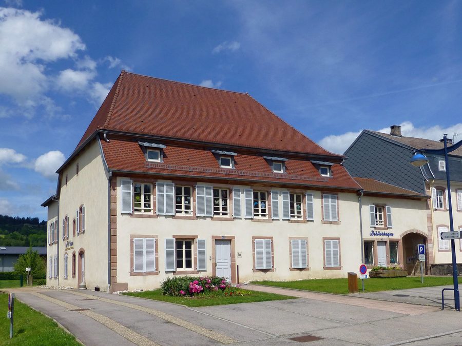 Historisches Gebäude der Maison Masson-Wald in Fraize in den Vogesen