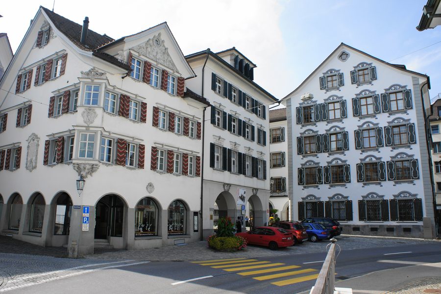 Historisches Museum Herisau und Wetterhaus von Osten