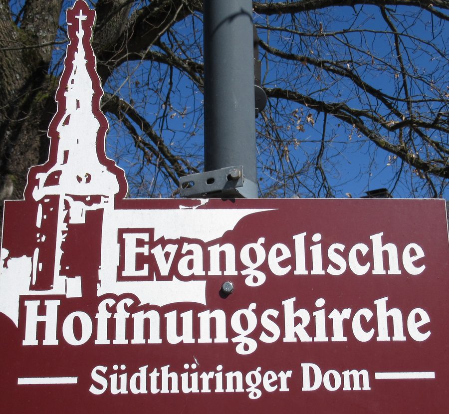 Hoffnungskirche in Oberweißbach, auch Südthüringer Dom genannt